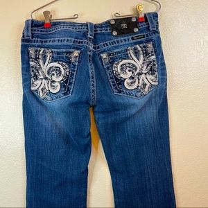 Miss me jeans 31 womens 34x34 medium wash denim bootcut